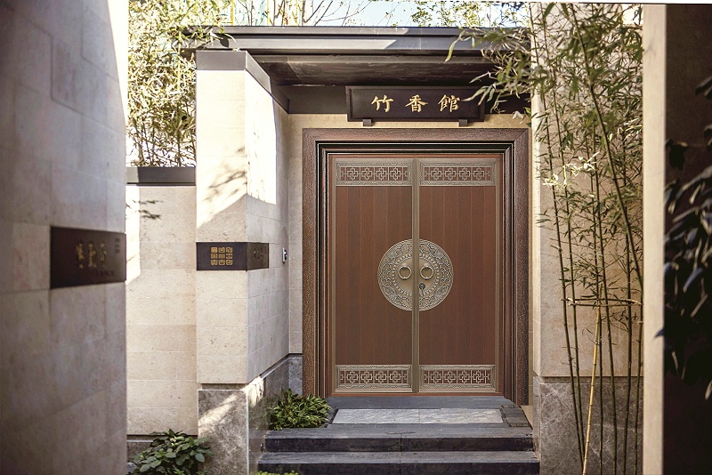 佛山銅門廠家中式銅門