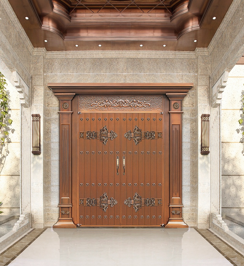 銅門廠家愛唯銅藝