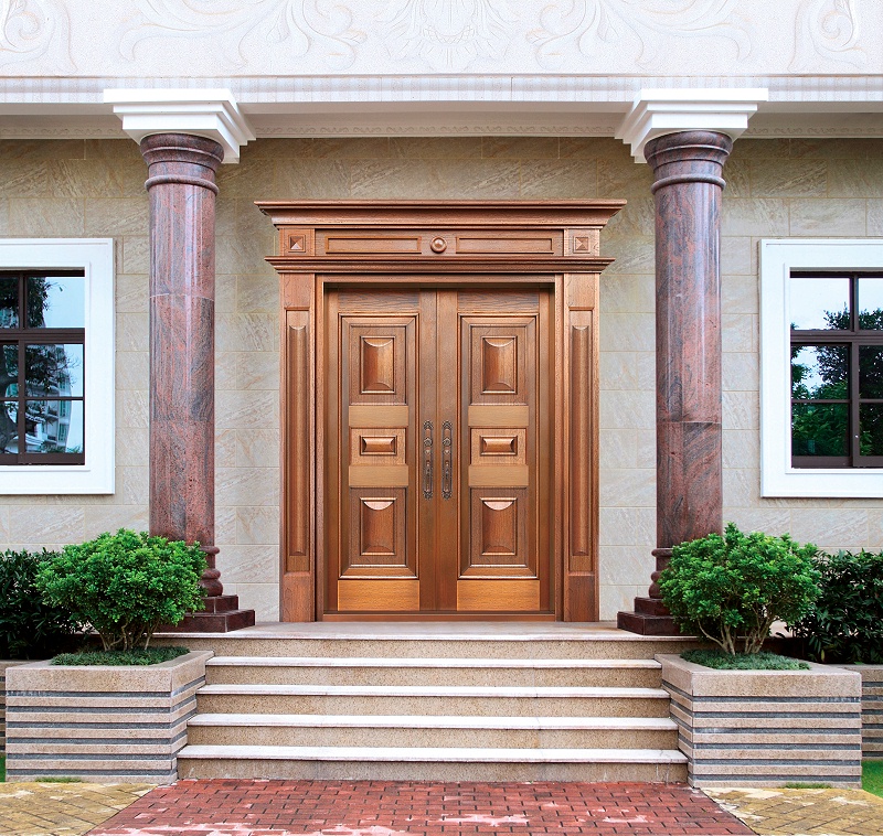 愛(ài)唯銅門(mén)對(duì)開(kāi)門(mén)