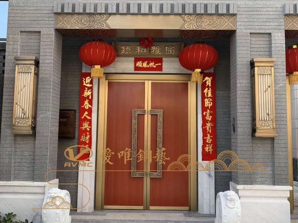 如何區分市場上的真銅門和仿銅門？