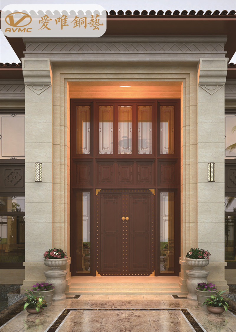 愛唯銅藝、銅門